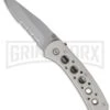 CRKT Mt. Rainier 14K Summit Series Folding Knife - Bead Blast Serr 2 CRKT Mt. Rainier 14K Summit Series Folding Knife - Bead Blast Serr -Knivesand Tools Shop crkt 6612n mt rainier large