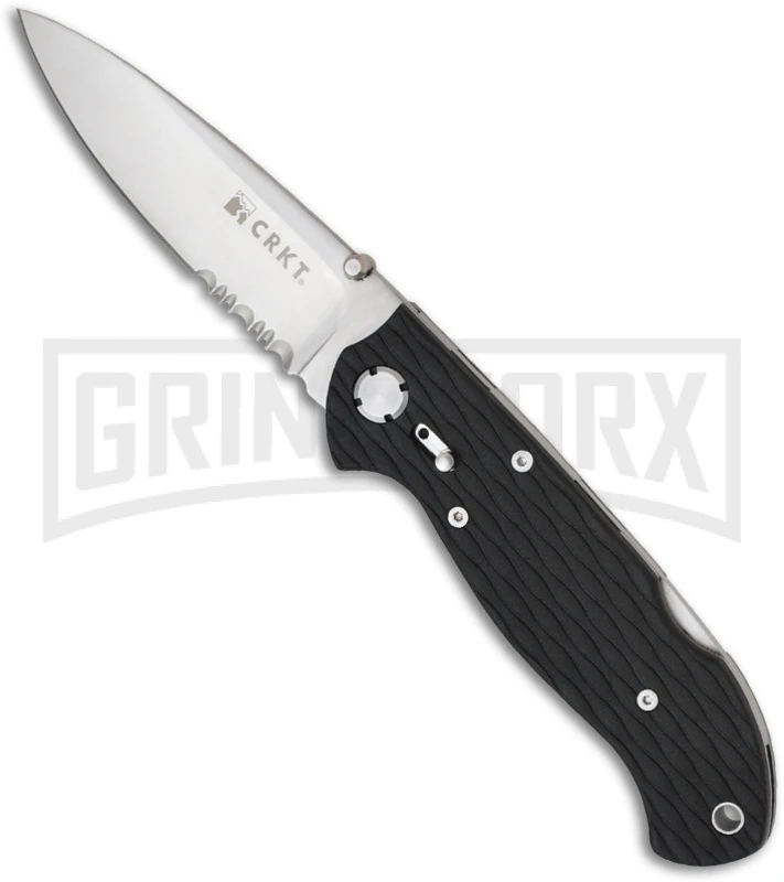 CRKT Lake 111-Z Folding Knife - Satin Serr CRKT Lake 111-Z Folding Knife - Satin Serr -Knivesand Tools Shop crkt 7256z lake 111 z2 large