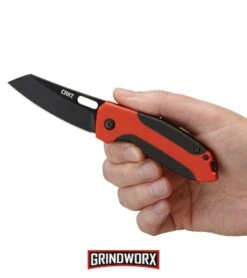 CRKT Burnley Sketch Black/Red Wharncliffe Liner Lock Folding Knife - Black Plain -Knivesand Tools Shop crkt burnley sketch wharncliffe 2430 BHQ 71241 dl hand large