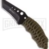 CRKT Crawford N.E.C.K. Fixed Blade Knife - Black Plain