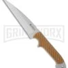 CRKT C/K Dragon Desert Tan Fixed Blade Knife - Satin Plain 2 CRKT C/K Dragon Desert Tan Fixed Blade Knife - Satin Plain -Knivesand Tools Shop crkt fixed 2010d c k dragon large