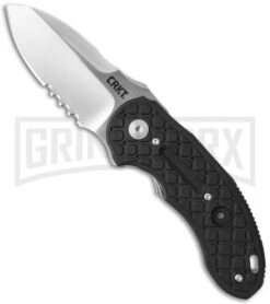 CRKT Ikoma No Time Off Folding Knife - Satin Serr