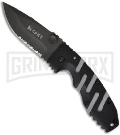 CRKT Ryan Seven Folding Knife - Black Serr