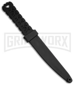 CRKT Yukanto Fixed Blade Knife - Black Plain -Knivesand Tools Shop crkt williams yukanto 2930 fixed sheath jm large