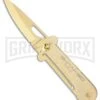 FB Frank Beltrame Gold B-Naked Folding Knife - Gold Plain 2 FB Frank Beltrame Gold B-Naked Folding Knife - Gold Plain -Knivesand Tools Shop fb frank beltrame gold b naked gld large