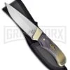 Frost Cutlery Steel Warrior Coon Hunter Ox Horn Fixed Blade Knife - Satin Plain -Knivesand Tools Shop frost cutlery steel warrior coon hunter ox horn BP 25699 jr large
