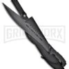 Frost Cutlery Tac Xtreme Slit Black Rubber Clip Point Machete - Black