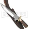 Frost Cutlery Trophy Stag Bowie Stag Antler Fixed Blade Knife - Satin Plain -Knivesand Tools Shop frost cutlery trophy stag antler satin BHQ 89320 jr large