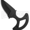 Gerber Ghostrike Black Punch Fixed Blade Knife - Black Plain -Knivesand Tools Shop gerber 30 001007n 39 series pocket fixed bhq 23921 jr large