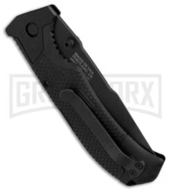 Gerber Edict Black Folding Knife - Tanto Black Plain -Knivesand Tools Shop gerber 30 001011n order folding clip side large
