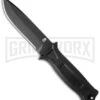 Gerber StrongArm Black Polymer Fixed Blade Knife - Black Plain -Knivesand Tools Shop gerber 30 001038n cm large