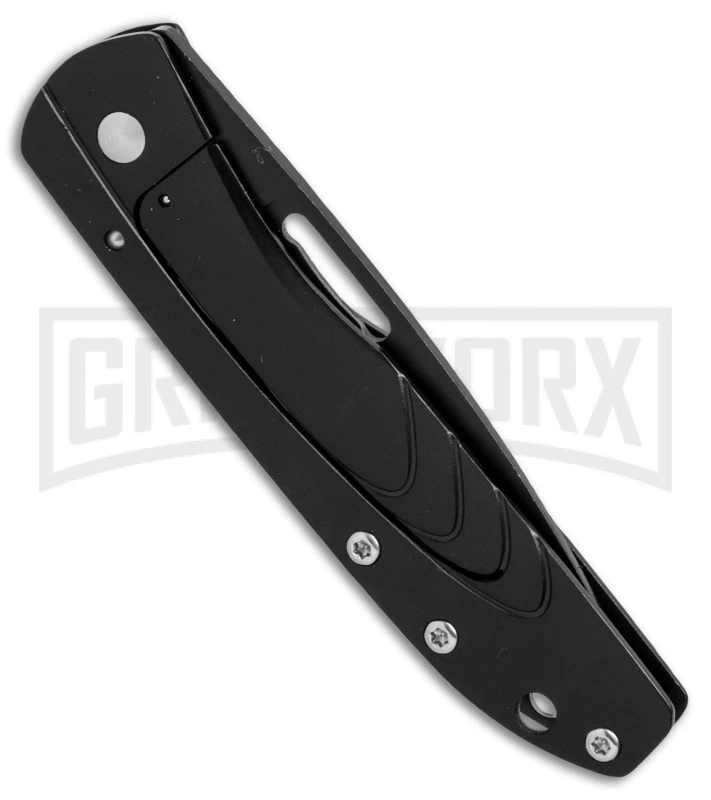 Gerber STL 2.5 Tactical Folding Knife - Black Plain Gerber STL 2.5 Tactical Folding Knife - Black Plain -Knivesand Tools Shop gerber STL black BHQ 16363 er side large