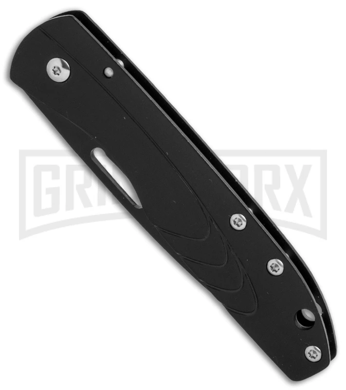Gerber STL 2.5 Tactical Folding Knife - Black Plain Gerber STL 2.5 Tactical Folding Knife - Black Plain -Knivesand Tools Shop gerber STL black BHQ 16363 er spine large