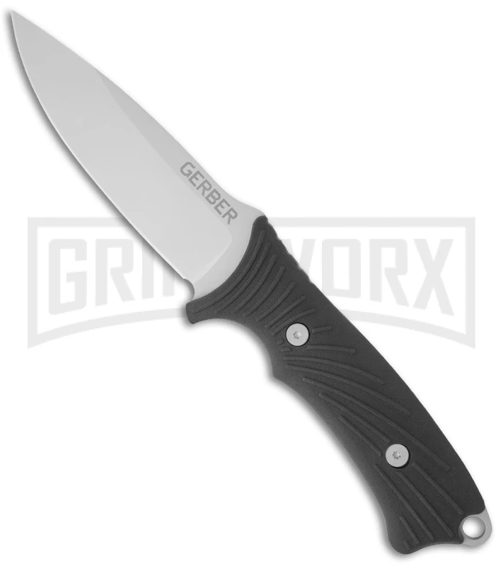 Gerber Big Rock Fixed Blade Camp Knife - Bead Blast Plain Gerber Big Rock Fixed Blade Camp Knife - Bead Blast Plain -Knivesand Tools Shop gerber big rock camp 22 01589 large