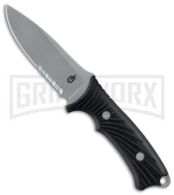 Gerber Big Rock Fixed Blade Camp Knife - Bead Blast Serr