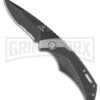 Gerber Knives Contrast Folding Knife - Black Serr 1 Gerber Knives Contrast Folding Knife - Black Serr -Knivesand Tools Shop gerber contrast 30 000259 folder black serrated large