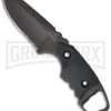 Gerber Epic Fixed Blade Knife - Gray Serr -Knivesand Tools Shop gerber epic serrated 30 000176 large