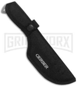Gerber Freeman Guide Black FRN Fixed Blade Knife - Bead Blast Plain -Knivesand Tools Shop gerber freeman guide fixed 31 000588 sheath large