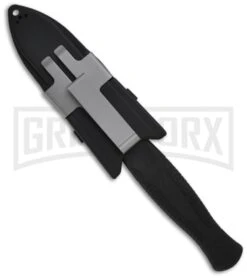 Gerber Guardian Back-Up Fixed Blade Knife - Black Serr 4 Gerber Guardian Back-Up Fixed Blade Knife - Black Serr -Knivesand Tools Shop gerber guardian back up fixed blade 31 000559 sheath back large