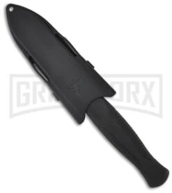 Gerber Guardian Back-Up Fixed Blade Knife - Black Serr 3 Gerber Guardian Back-Up Fixed Blade Knife - Black Serr -Knivesand Tools Shop gerber guardian back up fixed blade 31 000559 sheath large