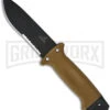 Gerber LMF II Infantry Brown Fixed Blade Combat Knife - Black Serr -Knivesand Tools Shop gerber lmf ii infantry brown 22 01463 large