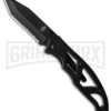 Gerber Knives Paraframe Black Folding Knife - Tanto Black Serr -Knivesand Tools Shop gerber paraframe tanto 000652 large