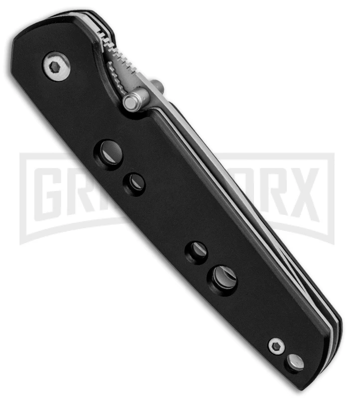 Gerber SB 2.5 Black Aluminum Folding Knife - Bead Blast Plain Gerber SB 2.5 Black Aluminum Folding Knife - Bead Blast Plain -Knivesand Tools Shop gerber sb2 5 plain beadblast 22 41535 side large