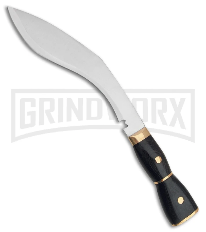 Tallen Raven Talon Black Kukri Fixed Blade Knife - Satin Plain Tallen Raven Talon Black Kukri Fixed Blade Knife - Satin Plain -Knivesand Tools Shop grindworx raven talon black kukri satin BP 28234 jr large