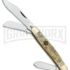 Hen & Rooster Stockman Genuine Deer Stag Pocket Knife