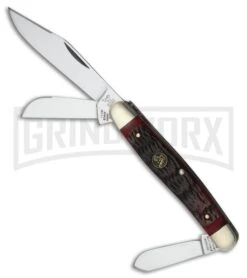 Hen & Rooster Stockman Walnut Red Jigged Bone Pocket Knife