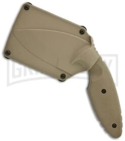 Ka-Bar Small TDI Law Enforcement Fixed Blade Knife Coyote Brown - Black Serr -Knivesand Tools Shop ka bar fixed tan black small tdi 01 01477cb sheath large