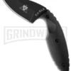 Ka-Bar Small TDI Law Enforcement Fixed Blade Knife - Black Plain -Knivesand Tools Shop ka bar tdi knife 02 1480 black plain large