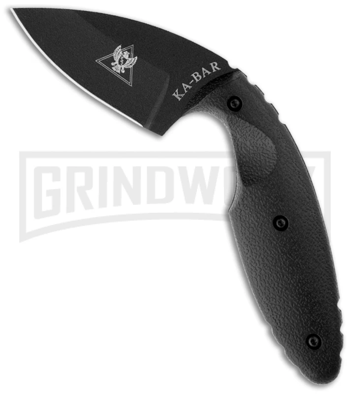 Ka-Bar Small TDI Law Enforcement Fixed Blade Knife - Black Plain Ka-Bar Small TDI Law Enforcement Fixed Blade Knife - Black Plain -Knivesand Tools Shop ka bar tdi knife 02 1480 black plain large