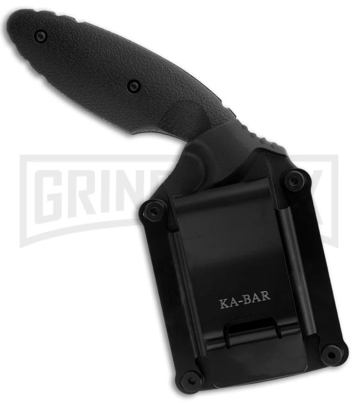 Ka-Bar Small TDI Law Enforcement Fixed Blade Knife - Black Plain Ka-Bar Small TDI Law Enforcement Fixed Blade Knife - Black Plain -Knivesand Tools Shop ka bar tdi knife 02 1480 black plain sheath back large