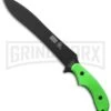Ka-Bar War Sword Zombie Killing Fixed Blade Knife - Black Plain -Knivesand Tools Shop ka bar zombie 02 1507 large