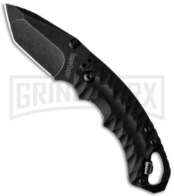Kershaw Shuffle II Tanto Liner Lock Knife Black - BlackWash