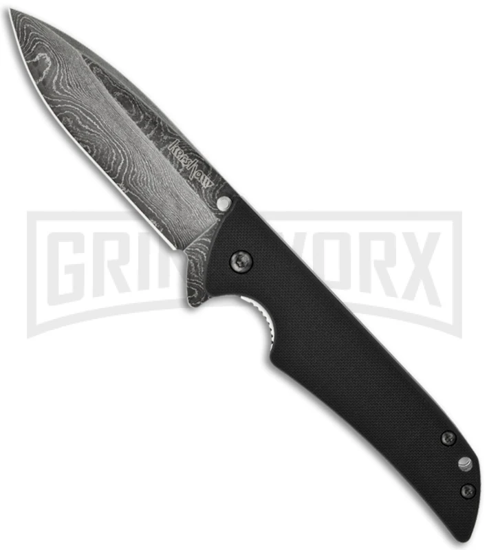 Kershaw Skyline Folding Knife - Damascus Plain Kershaw Skyline Folding Knife - Damascus Plain -Knivesand Tools Shop kershaw skyline damascus large