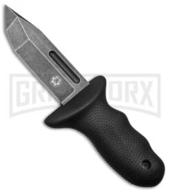LEO Combat Triple-O Fixed Blade Knife - Darkwash Plain