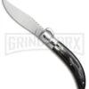 Lepre 9" Dark Horn Sicilian Picklock Filework Automatic Knife - Polish Plain -Knivesand Tools Shop lepre dark horn sicillian picklock filework mirror STU7 11 BP 18407 er large