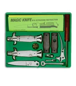 SKM 4" Sim Wood Italian Stiletto Keychain Kit