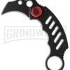 Mantis Cinq 1 MK-1 Karambit Hawkbill Fighter Knife - Black Plain -Knivesand Tools Shop mantis knives mk 1 large
