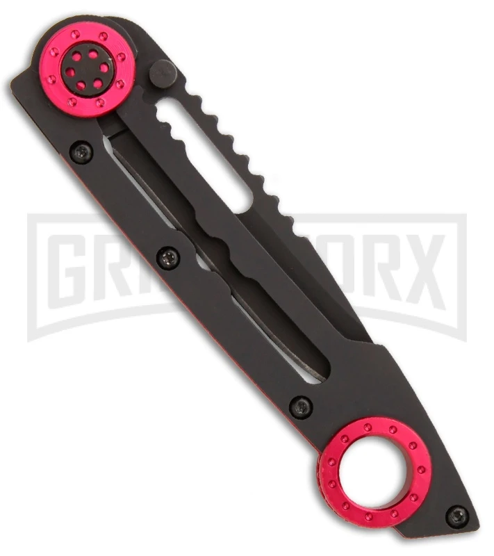 Mantis T-5 Monacoe Folding Knife - Black Plain Mantis T-5 Monacoe Folding Knife - Black Plain -Knivesand Tools Shop mantis knives t 5 back large