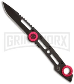 Mantis T-5 Monacoe Folding Knife - Black Plain