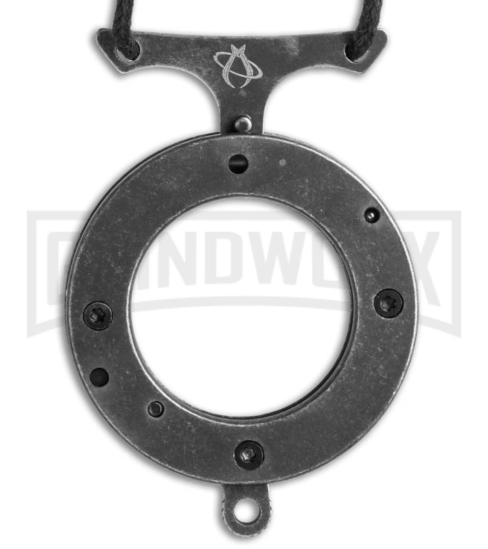 Mantis MK14sw Vicious Circle Folding Neck Knife - Stonewash Plain Mantis MK14sw Vicious Circle Folding Neck Knife - Stonewash Plain -Knivesand Tools Shop mantis mk14sw side cm large