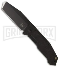 Mantis MT-7.2A Folding Pry Knife - Black Plain