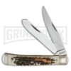 Marble's Trigger Lead Trapper Brown Polymer Manual Folding Knife - Satin Plain 1 Marble's Trigger Lead Trapper Brown Polymer Manual Folding Knife - Satin Plain -Knivesand Tools Shop marbles trigger lead trapper brown polymer manual satin BP 28767 jr large