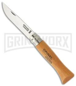 Opinel Stainless Steel Blade Folding Knife Set (Set Of 10) Beechwood -Knivesand Tools Shop opinel 6stainless 123060 large