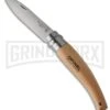 Opinel Knives No. 8 Garden Beech Wood Folding Knife - Stainless Steel -Knivesand Tools Shop opinel folding knife beech no 8 garden large
