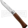 Opinel Knives No. 6 Walnut Folding Knife - Stainless Steel -Knivesand Tools Shop opinel op00982 walnut folder large