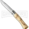 Opinel Knives Nature Leaves No. 7 Beech Wood Folding Knife - Stainless Steel -Knivesand Tools Shop opinel op01551 cm large